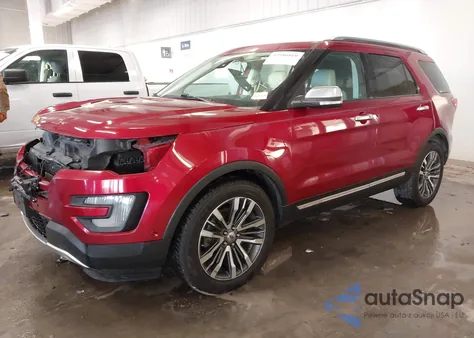 2017 Ford Explorer Platinum z USA, uszkodzony, nr VIN 1FM5K8HT4HGE29038